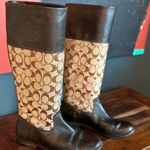 Coach Leather Boots 8